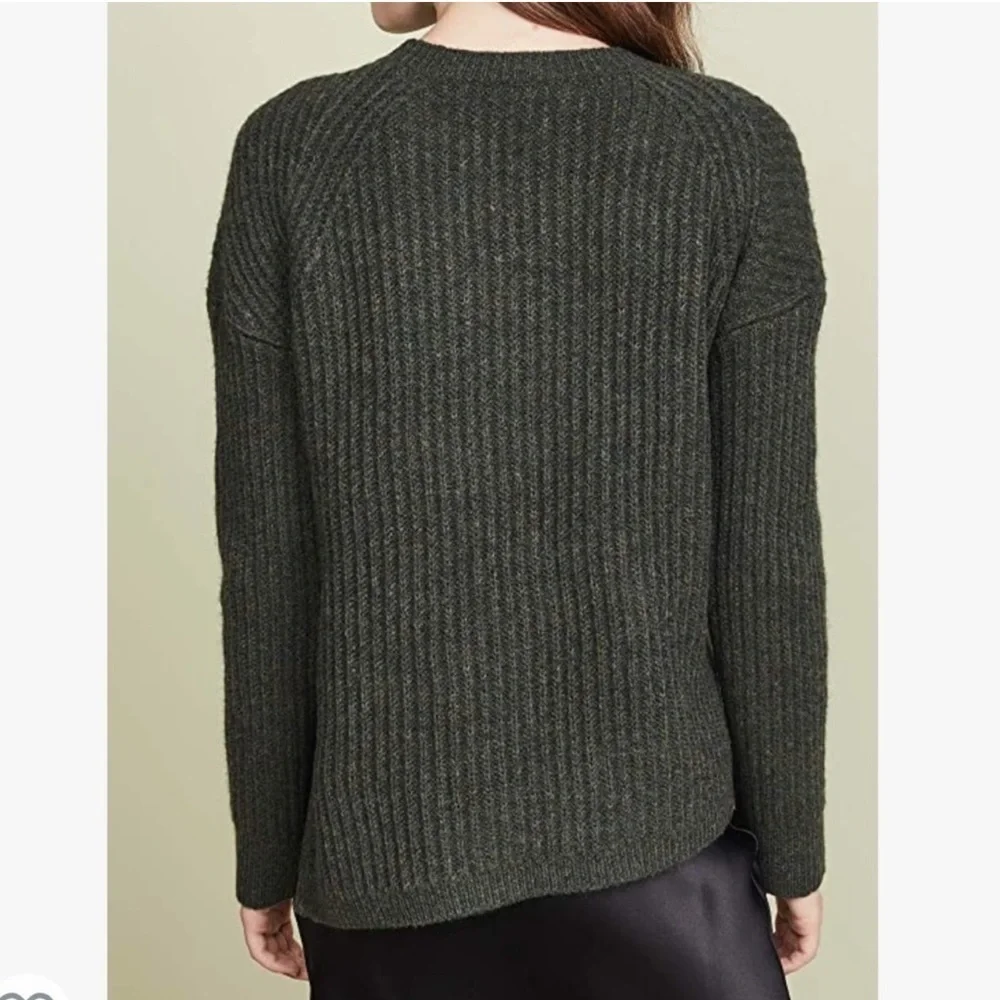 VINCE Side Split Ribbed Sweater - Picture 7 of 10
